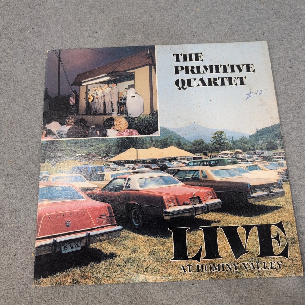 The Primitive Quartet Live At Hominy Valley 1981 Bluegrass Gospel Vinyl LP